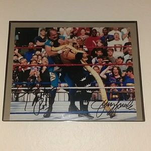 Wwe jake " the snake " roberts autograph & coa